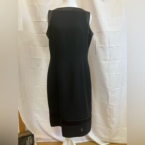 Amanda Smith Black Halter Sheath Mini Dress